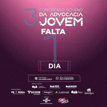 3 Congresso Goiano da Advocacia Jovem comea nesta quinta-feira; confira a programao