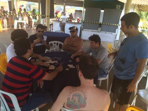 Poker  disputado no CEL 