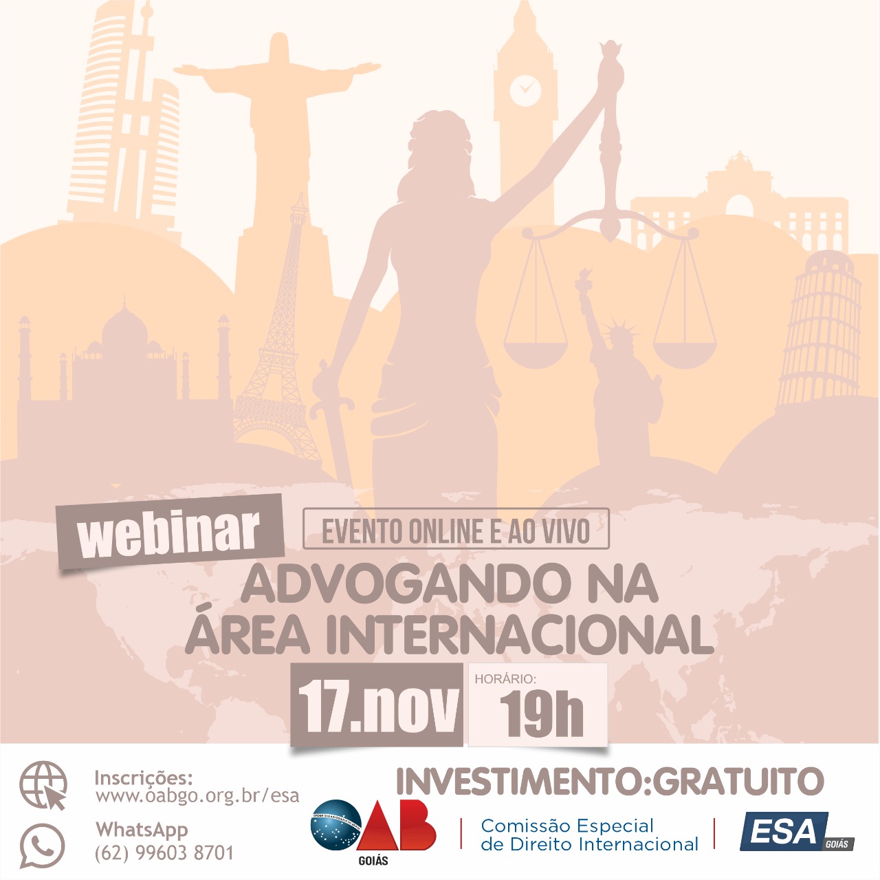 17.11 - Webinar - Advogando na Área Internacional