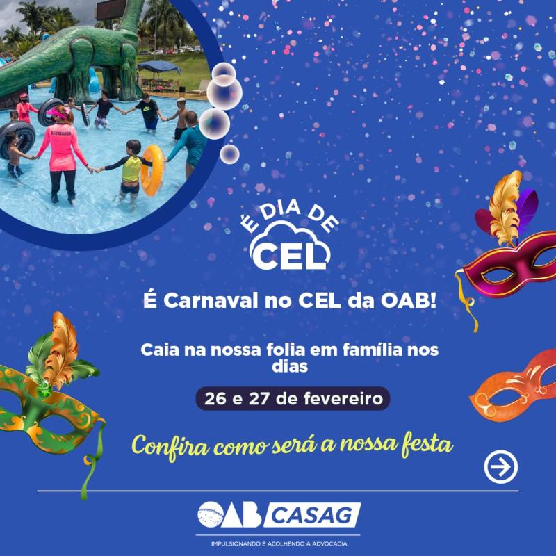 Carnaval no CEL reúne programação de atividades artísticas, brincadeiras e marchinhas 