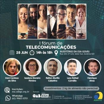 ESA promove I Frum de Telecomunicaes nesta quarta-feira