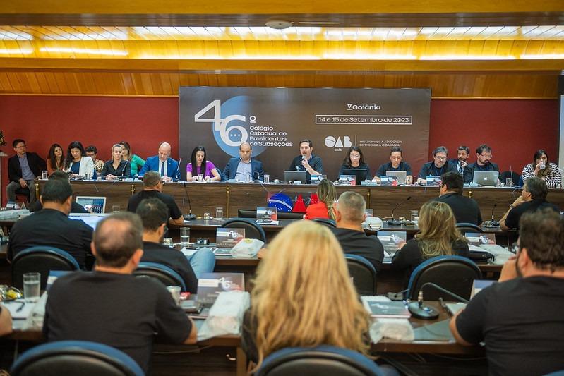 Projudi em pauta: diretoria da OAB-GO e presidentes de subsees se renem com juzes auxiliares do TJGO para definir melhorias no Projudi