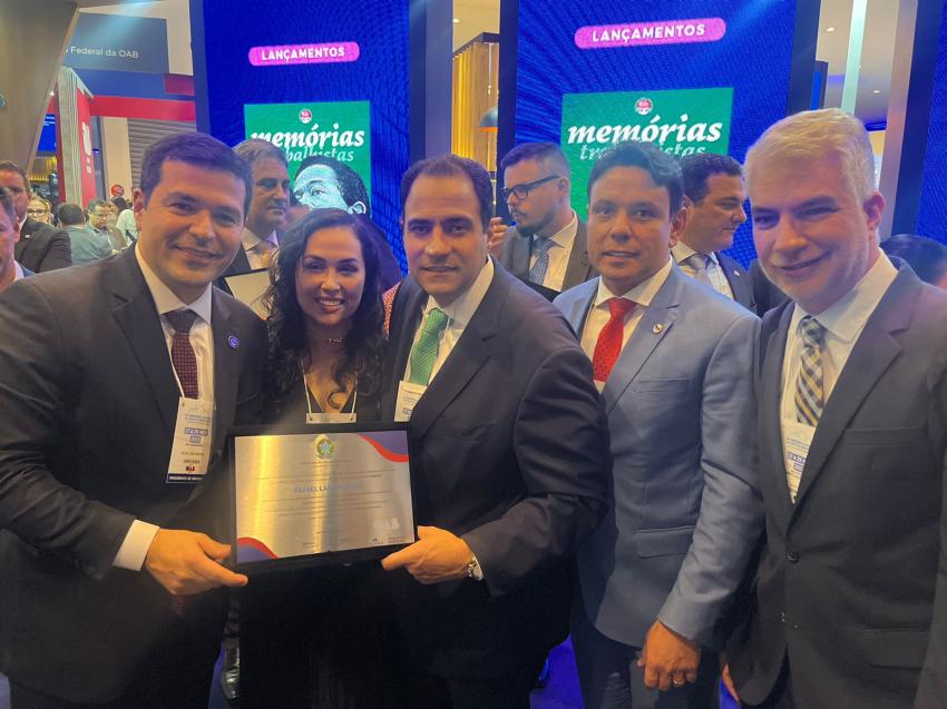 24 CNAB: presidente Rafael Lara  homenageado pelo trabalho realizado em prol da interiorizao da advocacia