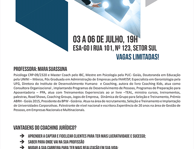Anápolis, Ceres e Uruaçu sediam cursos da ESA