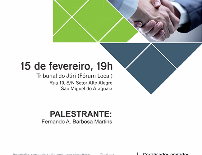 Curso sobre Processo Civil Brasileiro será dia 30