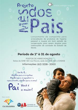 CAJ Solidária arrecada doações no projeto Mês dos Pais