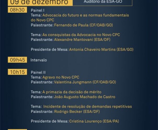 Curso sobre Processo Civil Brasileiro tem entrada franca