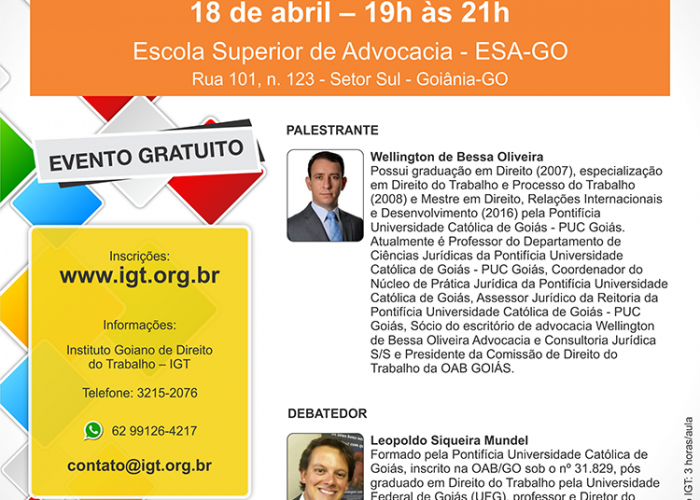 Seminário na ESA/GO