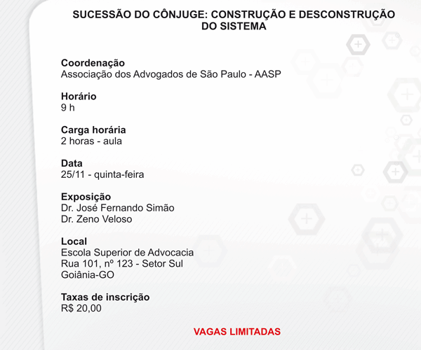 Tesoureiro da OAB Goiás participa de seminário nacional em Brasília