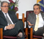 Henrique Tibúrcio visita presidente do TJ-GO