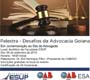 ESA promove palestra sobre os desafios da advocacia