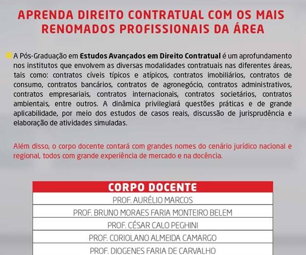 Weiler Jorge Cintra ministra cursos em São Luís e Itapuranga