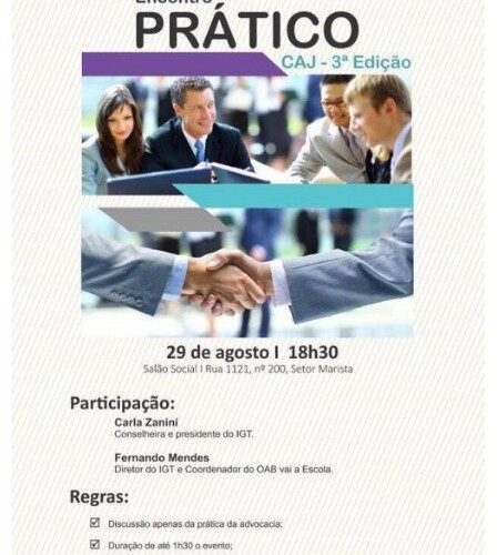CAJ realiza 3ª edição do Encontro Prático