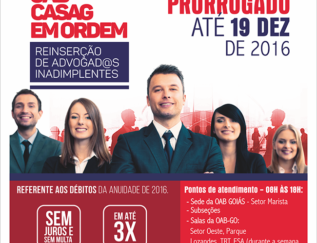 Comunicado OAB-GO