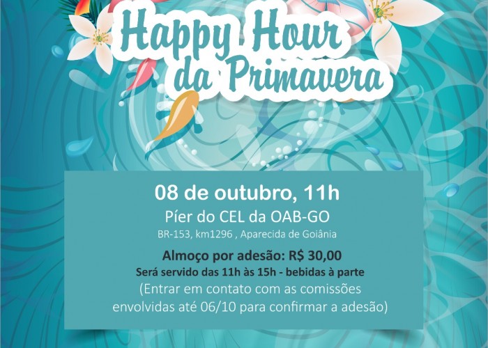 CEAS, CMA e CC promovem Happy Hour da Primavera no CEL