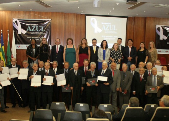 Advogados seniores recebem homenagem na OAB-GO