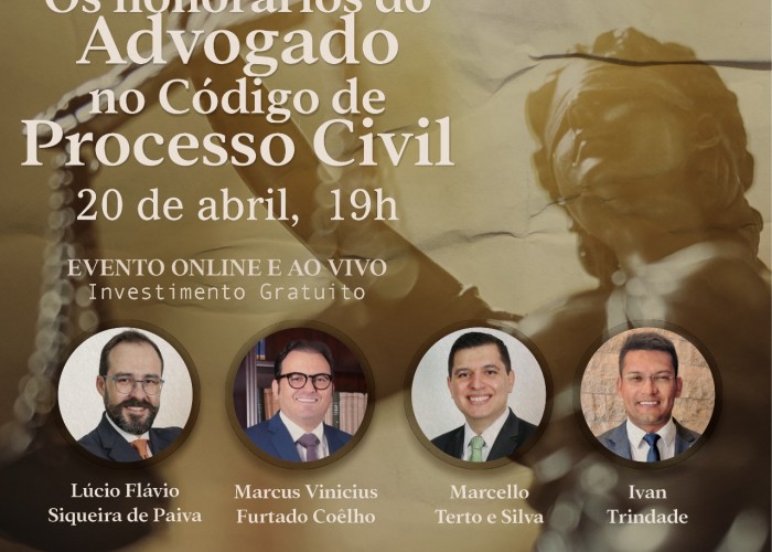 OAB-GO promove webinar sobre honorários da advocacia à luz do Código de Processo Civil