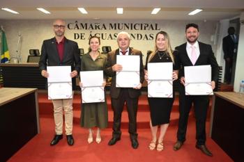 Nova diretoria da subseção de Águas Lindas de Goiás toma posse defendendo as prerrogativas da advocacia e a valorização do profissional