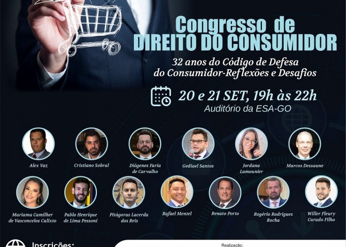 Congresso de Direito do Consumidor discute os 32 anos de vigência do CDC