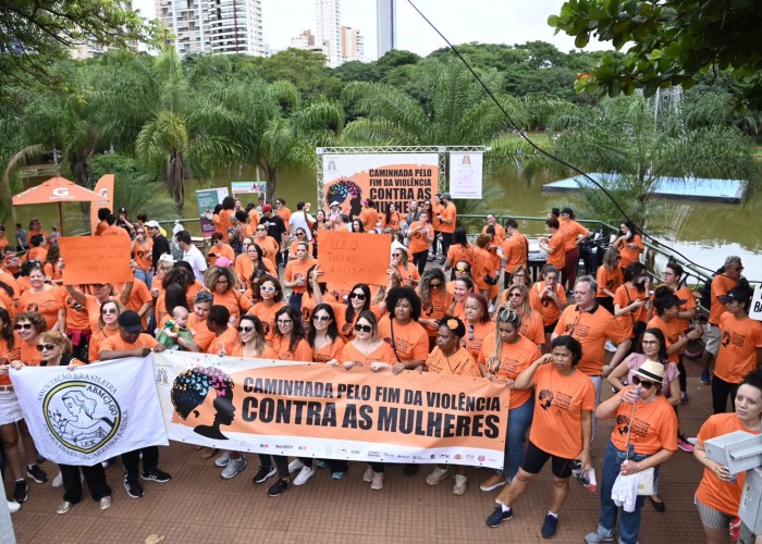 2ª Caminhada Pelo Fim da Violência Contra Mulheres e Meninas reúne mais de 200 pessoas em Goiânia