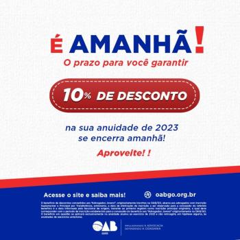 Anuidade 2023: Amanhã é o último dia para garantir desconto de 10%; prazo segue até dia 10