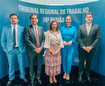 Cedet participa de posse de juízes auxiliares do TRT da 18ª Região