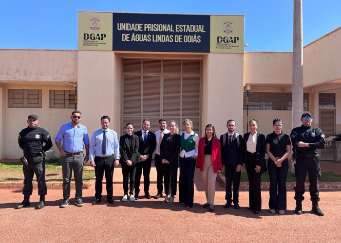 Cedep realiza mutirão carcerário de execução penal no presídio de Águas Lindas de Goiás