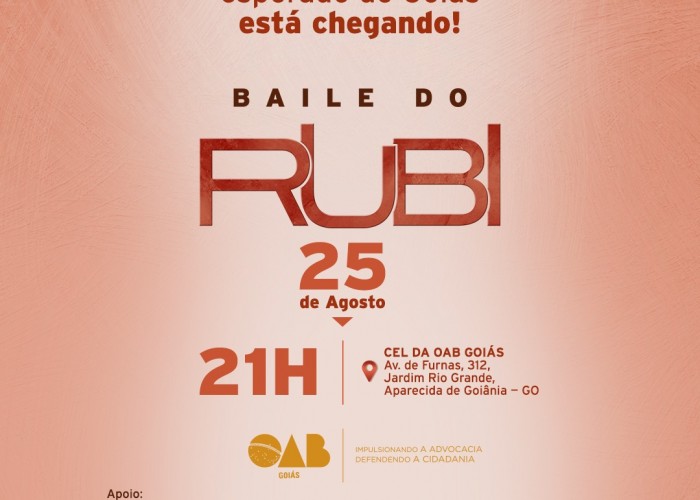 Baile do Rubi acontece no próximo dia 25; confira as atrações confirmadas