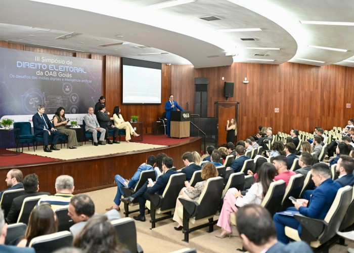 OAB-GO realiza III Simpósio de Direito Eleitoral; evento segue até a tarde desta quinta-feira