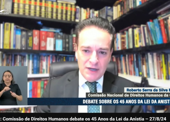 CF Roberto da Silva Maia representa presidente Beto Simonetti em audiência pública sobre lei da anistia