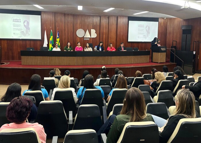 OAB-GO realiza audiência pública para debater estratégias de enfrentamento à violência contra a mulher