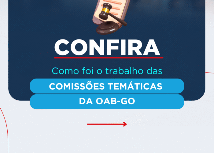 Confira como foi o trabalho das comissões da OAB-GO entre os dias 01 e 05 de setembro