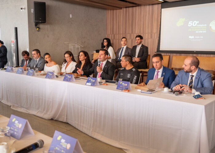 50º Colégio de Presidentes: OAB-GO debate melhorias no Sistema Prisional com a presença da  Diretoria-Geral da Polícia Penal