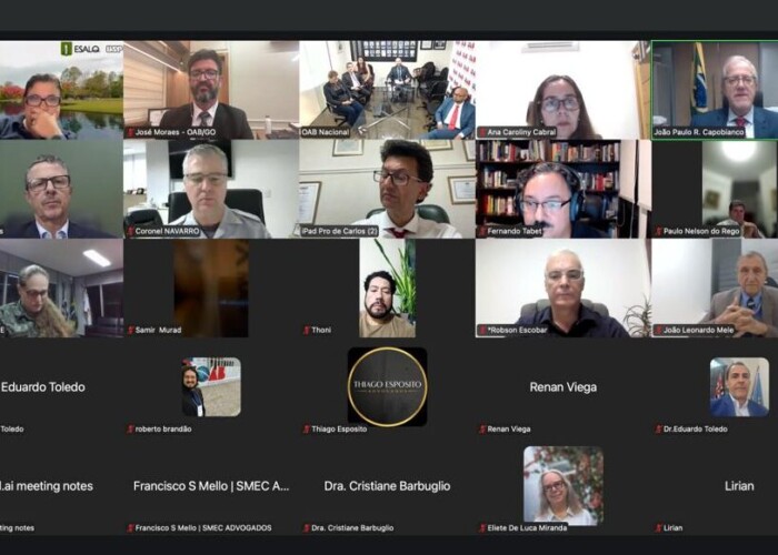 CDA da OAB-GO participa de reunião com OAB Nacional e acompanha discussões sobre cooperação institucional e atuação no Conama