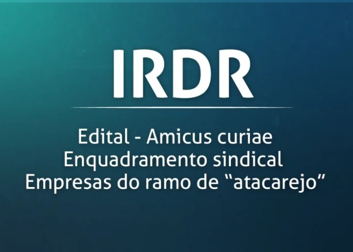 OAB-GO informa abertura de prazo para manifestação em IRDR do TRT-18 sobre enquadramento sindical de trabalhadores de “atacarejos”