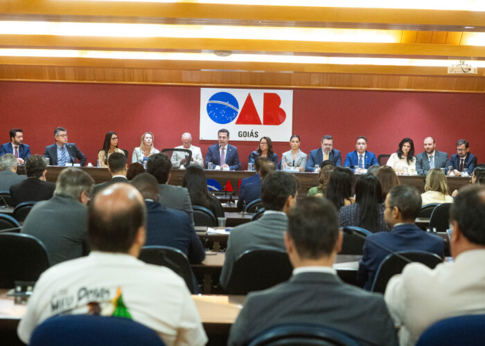 OAB-GO debate caminhos para a Reforma do Judiciário e defende prerrogativas, liberdade de expressão e acesso à justiça
