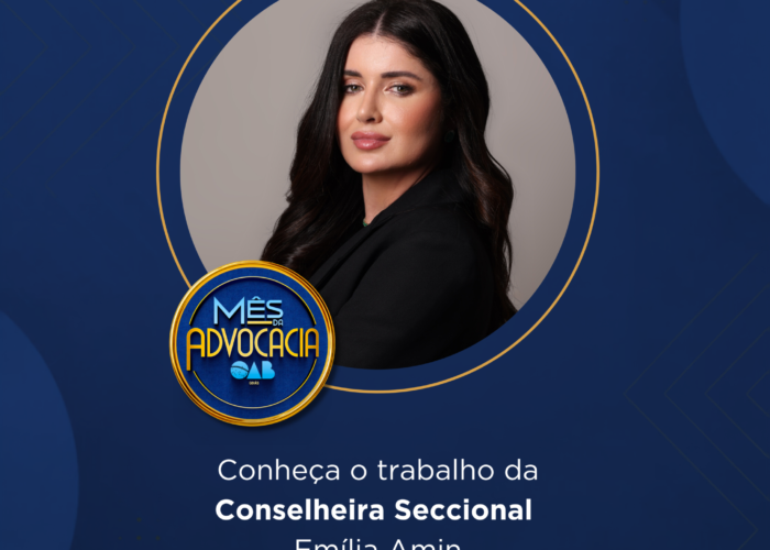Mês da Advocacia: conheça a conselheira Emília Maria Amin de Carvalho