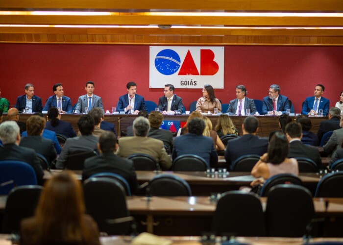 Em sabatina da OAB-GO, Daniel Vilela se compromete a pagar a advocacia dativa em até 60 dias